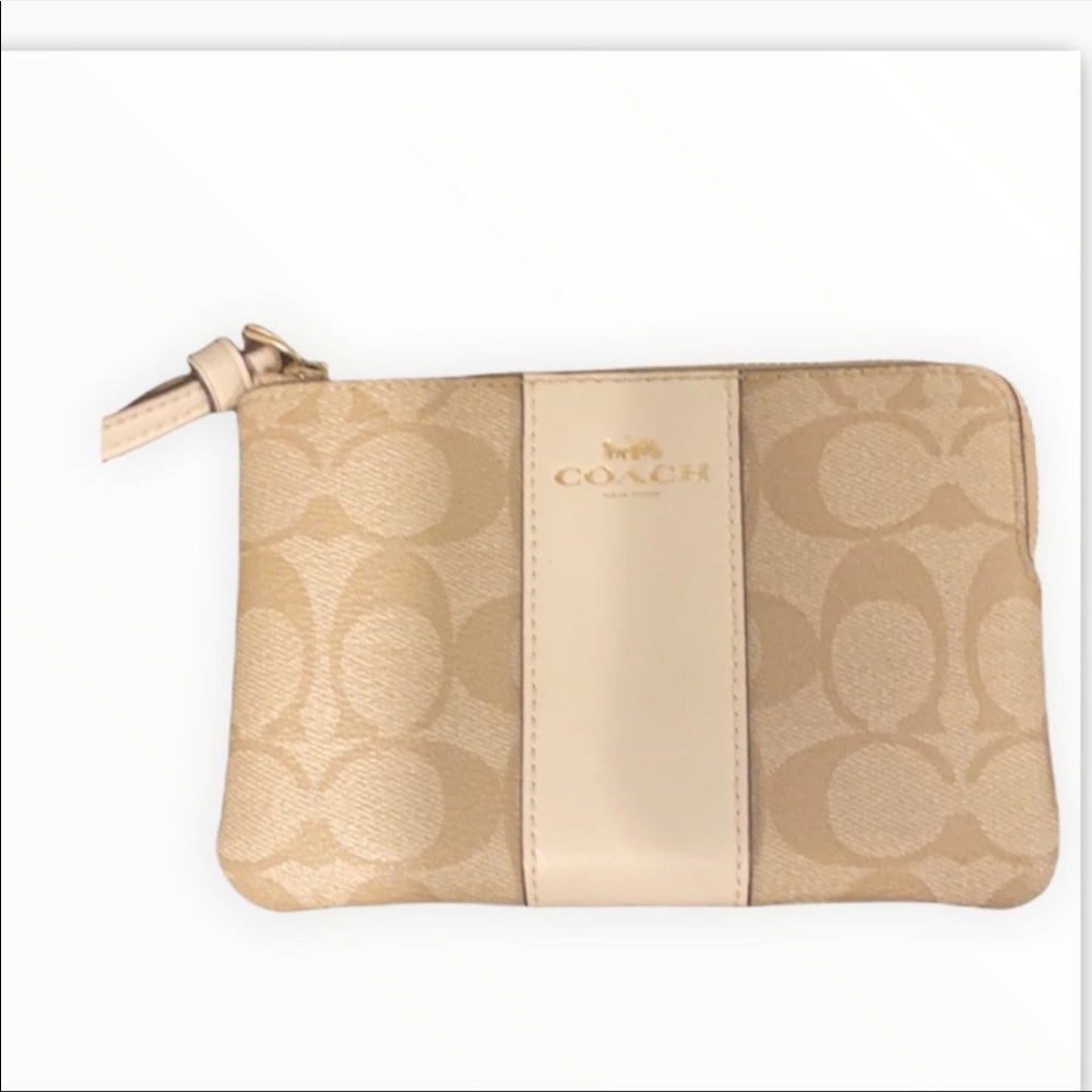 COACH wristlet/coin wallet